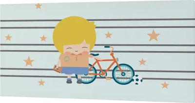 Produktbild von Lienzo HappyFriday Happynois Notizbuch Multicolor 27 x 54 cm