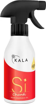 Produktbild von KALA - Lufterfrischer Duftölspray CHANTI, Raumspray mit Geruchsneutralisation, Raumduft Spray Hält bis zu 48h, Air Freshener mit Aktiv Neutralisator - Duft Si, 250ml