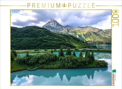 Produktbild von CALVENDO Puzzle Blick auf den Zeinissee | 1000 Teile Lege-Größe 64x48cm Foto-Puzzle für glückliche Stunden