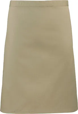 Produktbild von Premier Workwear PR151 | Bistroschürze - 70 x 50 cm - Hauswäsche: bis 60 °C - Farbe: Khaki (ca. Pantone 7503) - Größe: 70 x 50 cm
