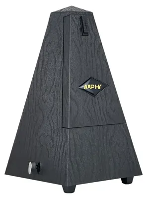 Productafbeelding van Mechanische metronoom met accentbel voor piano, viool, gitaar, drummen, zwart
