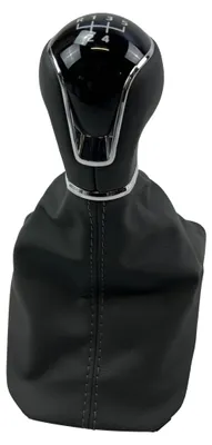 Productafbeelding van Originele versnellingspookknop voor Seat Ibiza 5, Arona, 5-versnellingen, lederen knop