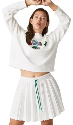 Produktbild von Lacoste Damen Tennisrock Plissee Mini Weiß M