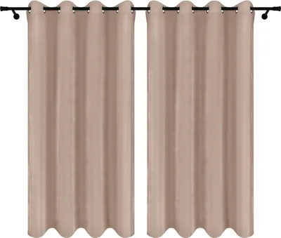 Obrázok produktu pre Zamatové závesy s očkami 140x160 cm 2 kusy béžové