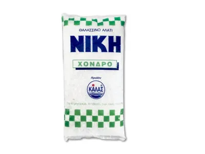 Productafbeelding van KALAS NIKI Grof zeezout, jodiumverrijkt, uit Griekenland, 1 kg