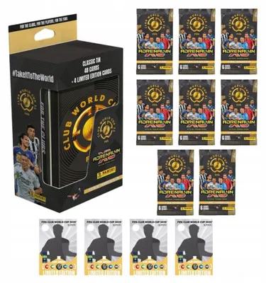 Produktbild von Large Tin Of Fifa Club World Cup 2025 Adrenalyn Xl Panini Football Cards