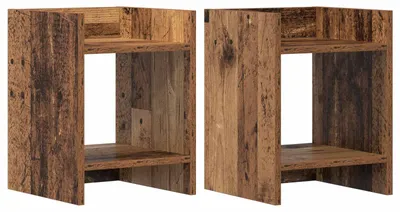 Produktbild von Eleganten-Stil Pflanzenständer 2er Set,Blumentopfregal, Ausstellungsregal,Modernes Design, Altholz 30x30x40 cm Holzwerkstoff - Pflanztische - Möbel26