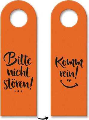 Produktbild von 10x Bitte nicht stören oder Komm rein Türhänger Türanhänger Türschild