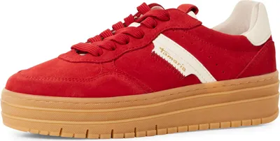 Produktbild von Tamaris Sneaker - Rot Combi Leder : 37 : Normal Größe: 37 Weite: Normal
