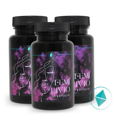 Produktbild von 3x Femilivio - Nahrungsergänzungsmittel für Frauen, 30 Kapseln