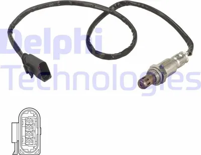 Produktbild von DELPHI Lambdasonde für VW Touran (5T1) Beheizt 750mm ES21129-12B1