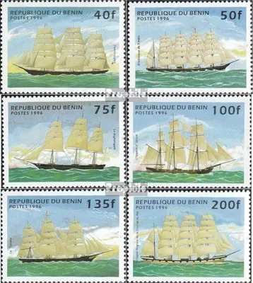 Produktbild von Briefmarken Benin 1996 Mi 799-804 (kompl.Ausg.) postfrisch Segelschiffe