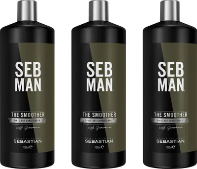 Produktbild von The Smoother Conditioner 3x1000 ml