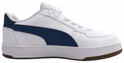 Imagen del producto de Zapatillas deportivas Puma Caven 2.0 AC+PS para niños, modelo bajo, color blanco, ideales para uso diario
