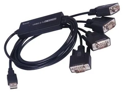Image de Câble USB 2.0 PremiumCord avec 4 ports RS232C