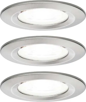 Produktbild von Paulmann Nova, Einbaustrahler, Nicht austauschbare(s) Leuchtmittel, 6,5 W, 4000 K, 450 lm, Edelstahl