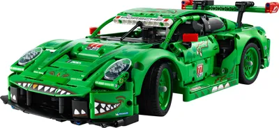 Produktbild von LEGO Technic Porsche 911 GT3 R REXY AO Racing Rennwagen - Porsche Modellauto - Rennwagen zum Sammeln und Ausstellen - Porsche Modell Bauset ab 11 Jahren - Geschenk für Kinder & Autofans - 42224