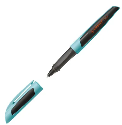 Produktbild von STABILO Flow Kugelschreiber hellblau/schwarz
