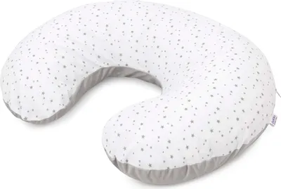 Produktbild von Twinkle Stars & Grey Velvet Stillkissen mit abnehmbarem Bezug
