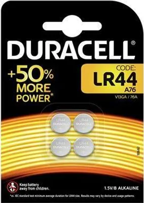 Produktbild von Duracell - Batterie Duracell LR44 Alkaline 4pack | Blasen Sie ein 4 -Stück