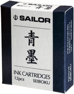 Produktbild von Sailor Seiboku Tintenpatronen Blau Pigmenttinte