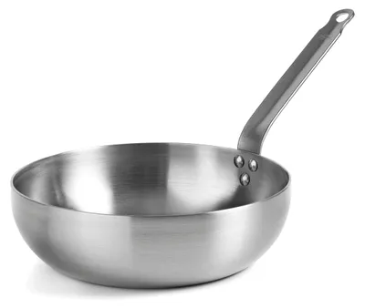 Aluminium-Pfanne 32 cm, grau, für Gasherd geeignet