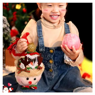 Produktbild von Weihnachtliche Süßigkeitentüten, Kordelzug-Tüten für Leckereien