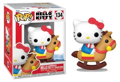 Produktbild von Funko Pop! Hello Kitty Hello Kitty On Rocking Horse #134