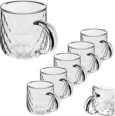 Image de KADAX Verres à thé avec anse 350ml 6 pcs