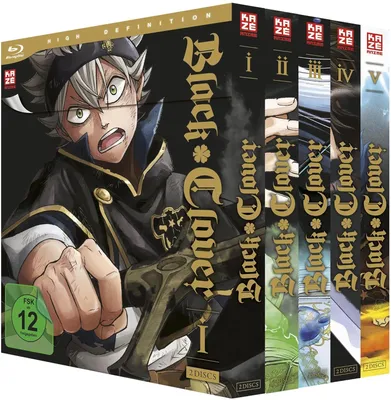 Produktbild von Black Clover - Staffel 1 - Gesamtausgabe - Bundle Vol.1-5 - Blu-Ray