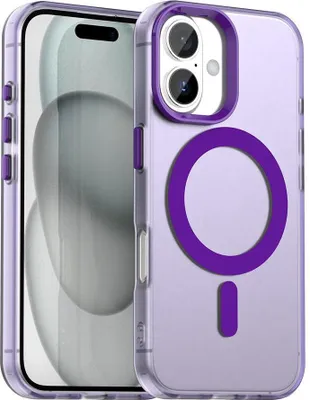 Produktbild von Mobigear Shockproof iPhone 17 MagSafe Hülle Hardcase Backcover - Lila