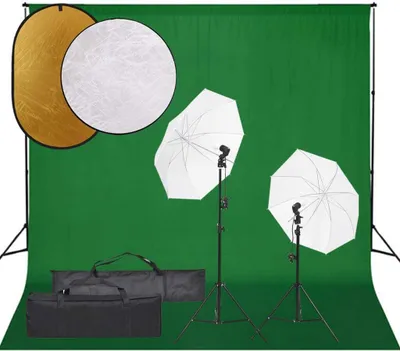 Obrázok produktu pre Fotografické vybavenie s osvetlením, pozadím a reflektorom