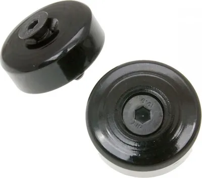 Image de Embout de guidon anti-vibration noir pour Vespa GTS 125-300, Primavera, Sprint