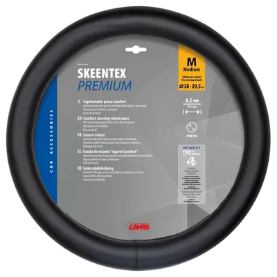 Obrázek produktu pro Potah volantu z  TPE v decentrálním otvoru Skeentex průměr 38/395 cm
