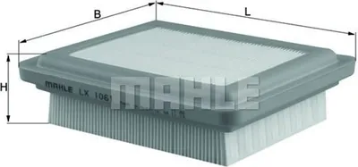 Produktbild von MAHLE LX 1061 Luftfilter für SUZUKI JIMNY (FJ)