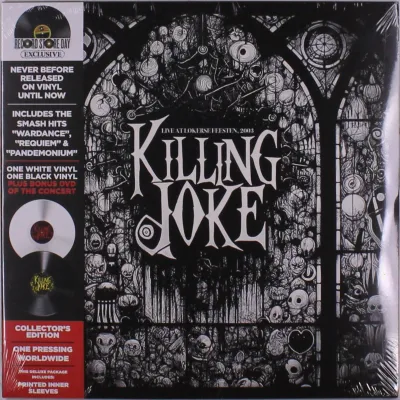 Image de Killing Joke : Live At Lokerse Feesten, 2003 (RSD) (Edition Collector) (Vinyle Blanc & Noir)