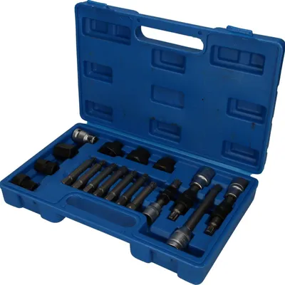 Produktbild von Brilliant Tools Lichtmaschinen Bit- und Steckschlüssel-Satz, 18-tlg.