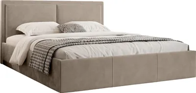 Produktbild von FEDVE Polsterbett Doppelbett Osterne II Schlafzimmer Bett Bettkasten 180x200 cm Beige (Riviera 16)