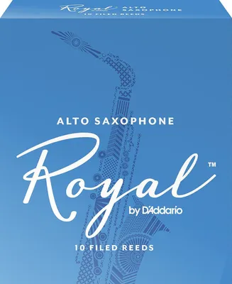 Obrázek produktu pro D'Addario Royal Alto Saxophone 3.0, Seříznuté plátky, Altsaxofon, Rákos, 10 kusů, Krabice