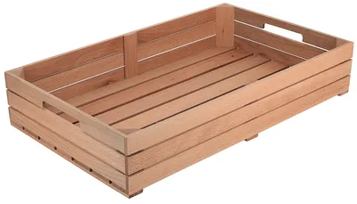 Produktbild von Holzkasten, Holzbox, Buchenholz, GN 1/1 - GN 1/3 wählbar : GN 1/1 Variante: GN 1/1