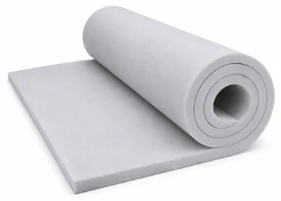 RG25 120 x 40 x 7 cm - Grauer Schaumstoff, gerollt