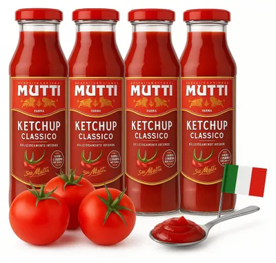 Image de Ketchup Classico, délicieusement intense, 300 g - Mutti, lot de 4