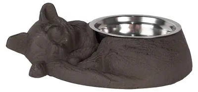 Produktbild von Clayre & Eef Katzennapf 325 ml Braun Metall
