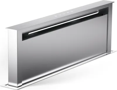 Obrázok produktu pre Klarstein downdraft-digestor 90 cm, výsuvný digestor s recirkuláciou vzduchu do kuchyne, tichý recirkulačný digestor bez potrubia, prietok vzduchu 576 m³/h, LED osvetlenie a dotykový ovládací panel