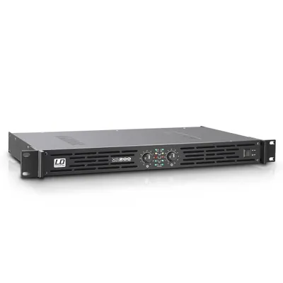 Produktbild von LD Systems Leistungsverstärker XS 200, 2x 100W, lüfterlos, 482x44x244mm