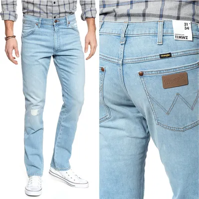 Immagine prodotto di WRANGLER, Jeanshosen per bambini, slim fit, 11MWZ, W30 L34, Blau, Jeans, baggyjeans, buggy
