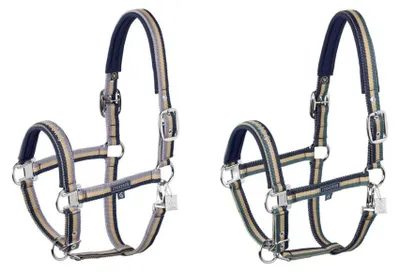 Produktbild von Eskadron Classic Sports Halfter " DOUBLE PIN ", Stallhalfter Größe - Pony1 Farbe - ocean-sierra-navy