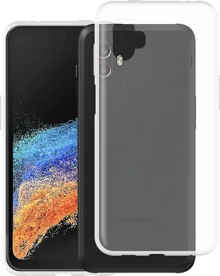 Image de Cazy Coque compatible avec Samsung Galaxy Xcover 6 Pro Coque en Silicone - Coque Flexible - Transparant