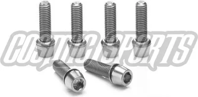 Obrázok produktu pre Predné skrutky riadidiel Ritchey WCS C220/Toyon, 6 kusov, titán, strieborné