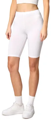 Produktbild von Bellivalini Damen Kurze Leggings aus Viskose BLV50-149 (Weiß, XL)